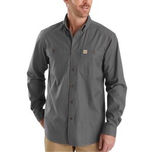 Carhartt Men's Charcoal BUTTON up ‘Relaxed Fit’ Shirt